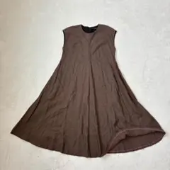 pallas placeパラスパレス リネン　麻　ノースリーブロング　ワンピースのサムネイル