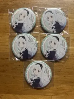 アイカツ アイカツスターズ！ 缶バッジ 白銀リリィ　5個セット