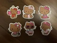 【ハワイ購入品】日焼け・ギャルキティ ステッカー セット