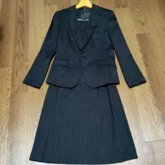 グレイストライプ スカートスーツ