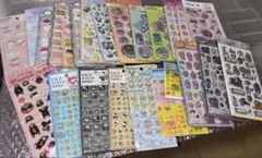 シール23点まとめ売り　ディズニー　キティ　モンチッチ　くまモンなど