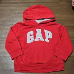 GAP 赤 フード付きトレーナー 2T
