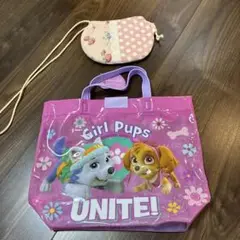 パウ・パトロール トートバッグ ピンク