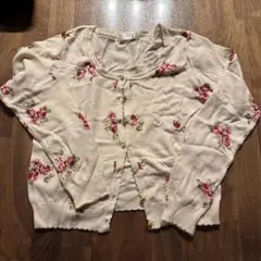 プライムパターン　Rose Paty 花柄カーディガン