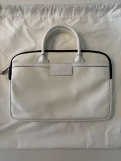 CREEZAN ミニブリーフケース ホワイトレザー