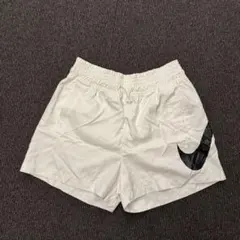 NIKEナイキ ビッグスウッシュウーブン ショートパンツ ホワイト S（M相当）