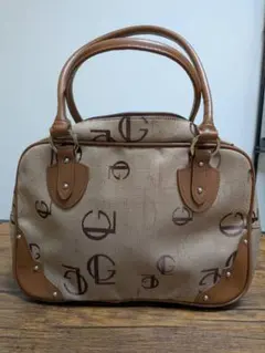 Guy Laroche ギ・ラロッシュ ハンドバッグ 総柄 ブラウン