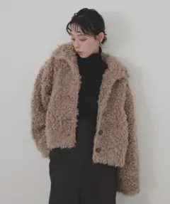 新品未使用 LIAN プードルファーブルゾン　ボアジャケット