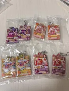 アイカツプリパラアクリルチャーム藤原みやび　のの　栗栖ここね白樺リサ　新条ひなき