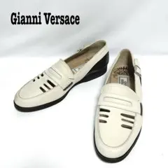 Gianni Versace ローファー レザー バックル