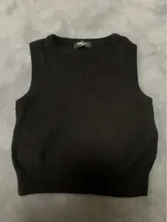 COMME CA ISM ブラック ベスト 110