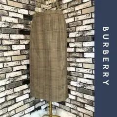 美品✨Burberrys✨バーバリー チェック スカート ウール シルク