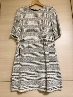 新品 ZARA☆ツイード風ワンピースのサムネイル
