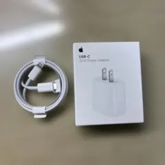 電源アダプター　　ライトニングケーブル　充電器セット　純正品