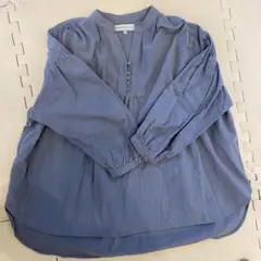 チュニック　くすみブルー　Mサイズ