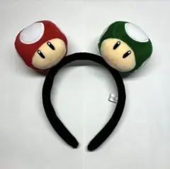 スーパーキノコ/1UPキノコ カチューシャ