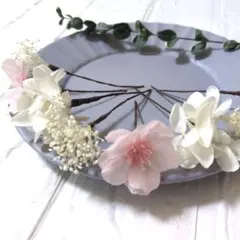 髪飾り、卒業式、桜ヘッドドレス、 ヘッドパーツ、ピンク、結婚式、成人式