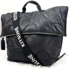 メゾンキツネ　キルティングショルダーバッグ 2way ロゴストラップ　大容量 2026年最新】MAISON KITSUNE レディース ショルダーバッグの人気