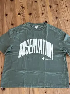 H&M グリーンTシャツ