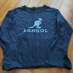 KANGOL KIDS ネイビー ロゴTシャツ　160