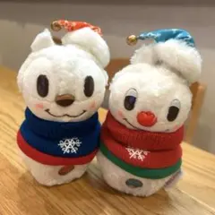 ディズニー メイク•イット•マイン チップとデール ぬいぐるみ 雪だるま