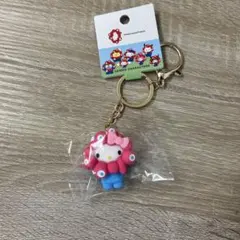 ミャクミャク サンリオ立体マスコットキーホルダーパステル キティ