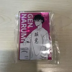 怪獣8号展　鳴海弦　アクリルバッジ　誠意Ｔシャツ