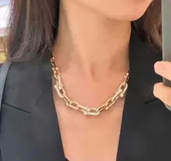 AHKAH ·ᰔアーカースピンドリークロスネックレス18K ⭐️廃盤品
