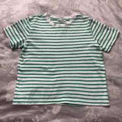 ZARA 半袖ストライプTシャツ Lサイズのサムネイル