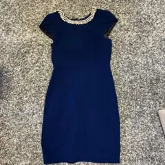 【美品】ジャスグリッティービジュードレスワンピ