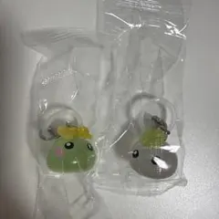 ほっぺちゃん めじるしアクセサリー 全7種 白緑 セット