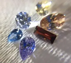 キュービックジルコニア 6点セット