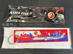 JAL ネックストラップ フライトタグ A350 キーホルダー