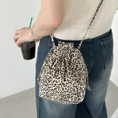 レオパード　巾着