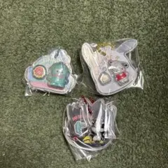 パッケージチャーム　ポチャッコ　ハンギョドン　バットバツ丸　3個セット