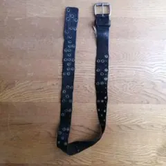 ✩レア✩DIESEL　ディーゼル　レザーベルト　黒　made　in　ITALY