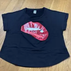 ZUMBA Tシャツ ブラック リッププリントのサムネイル