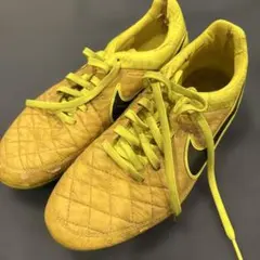 NIKE TIEMPO5 サッカースパイク オレンジ ブルー - メルカリ
