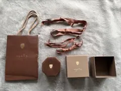 【美品】agete ショップ袋 ジュエリーボックス リボンセット
