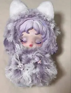 75番」 ポップマート スカルパンダ ぬいぐるみ 着せ替え服 ネコちゃん