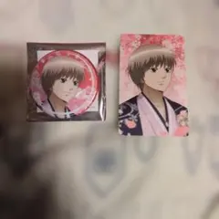 銀魂 沖田総悟 ハナビヨリ 缶バッジ 特典カード HANA・BIYORI - メルカリ