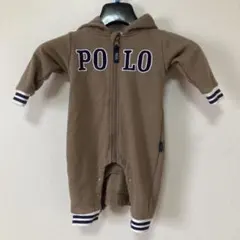POLO baby ロンパース　カバーオール　70 ブラウン　茶色