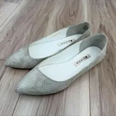 ダイアナ　パンプス　パイソン柄　22cm