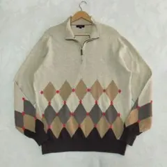 ハーフジップセーター ニット