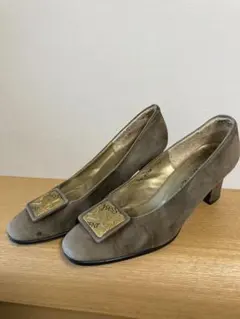 【値下げ】Yves Saint Laurent スエード パンプス