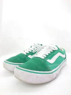 VANS オールドスクール グリーン系 スエード スニーカー 23.5cmのサムネイル