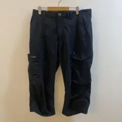 K1209 フィールドコア ナイロンハーフパンツ ブラック メンズ M