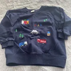 petit main ネイビー トレーナー