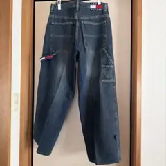 TOMMY HILFIGER ワイドパンツ ダークブルー