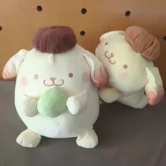 ポムポムプリン　ましゅまるむBIGぬいぐるみ　寝そべり